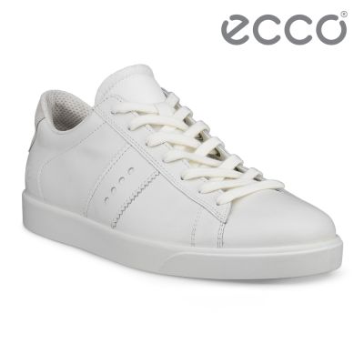 ECCO STREET LITE W 街頭闖趣簡約休閒鞋 女鞋 白色/灰白色