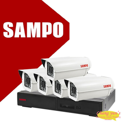 昌運 CHANG YUN 昌運監視器 SAMPO 聲寶 8路5鏡優惠組合 DR-TWEX3-8 VK-TW2C98H 2百萬畫素紅外線攝影機