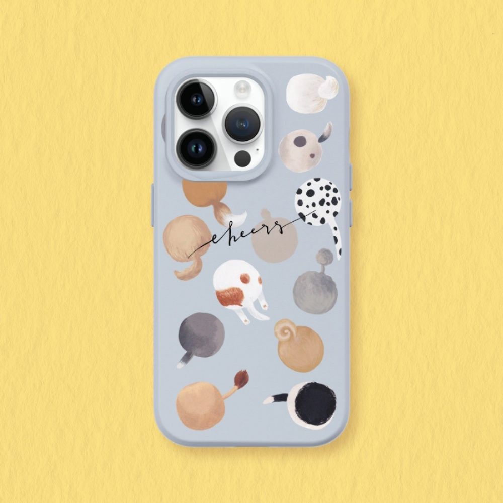 犀牛盾 iPhone 15/16/17系列 SolidX強化吸震緩衝防摔手機殼/獨家設計-冒牌氣球 (循環灰)