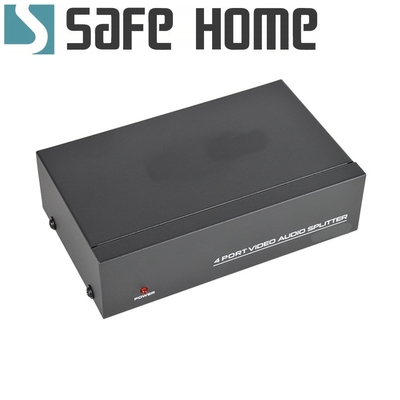 SAFEHOME AV 影片分配器一組視頻輸入可提供四組同時輸出 SAP104-A