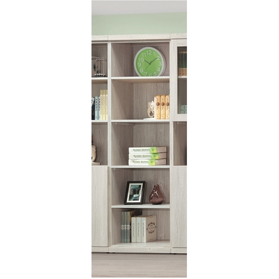 AS DESIGN雅司傢俱-卡嫚2x6尺開放式書櫃-60x30.5x182cm(有兩色可選)