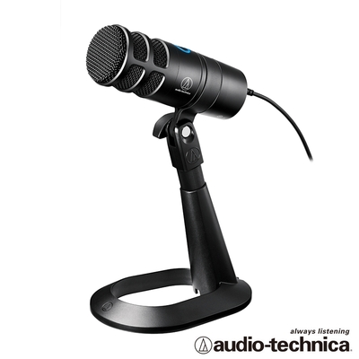 audio-technica 鐵三角 audio-technica AT2040USB Podcast用超心形指向性USB麥克風組合（含麥克風立架）