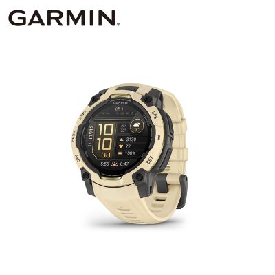 GARMIN Instinct 3 Alpine Rush 本我系列GPS腕錶 45mm Amoled 流沙白 限量特別款