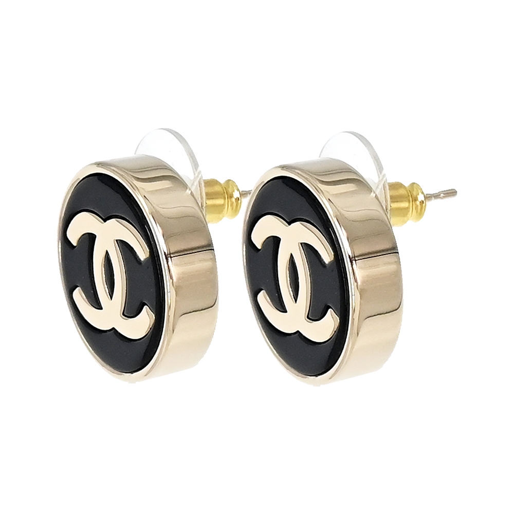 ✨極美品✨CHANEL耳环 CC logo NIB Chanel Iconic Large CC Logo Crystal Chain Charm Silver