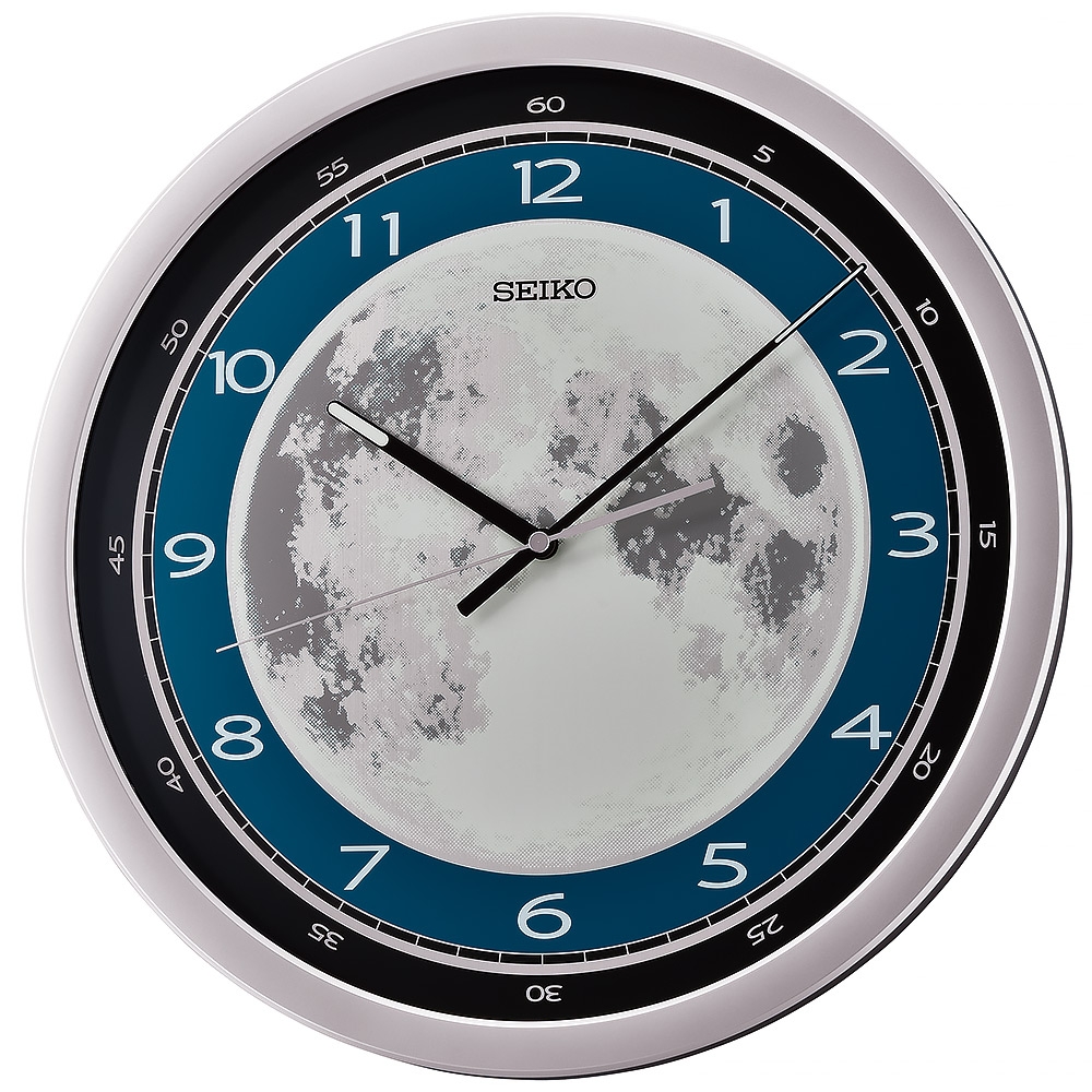 SEIKO 精工全夜光面盤靜音滑動秒針時鐘掛鐘QXA831S_SK045 | SEIKO
