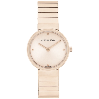 Calvin Klein CK Stance系列 時尚雙針女錶 開學換新季 送禮推薦-28mm 25000042
