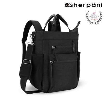 Sherpani RFID 防盜多功能托特包 (25II) Soleil AT 18L｜黑色/Carbon