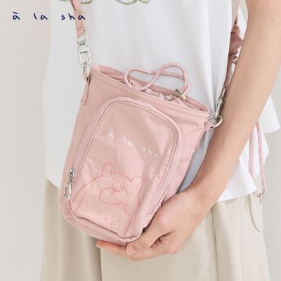 a la sha POLALA手機背帶兩用束口小包