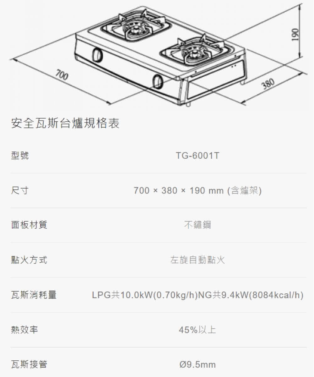 Topax莊頭北 TG-6001 - 詳情5