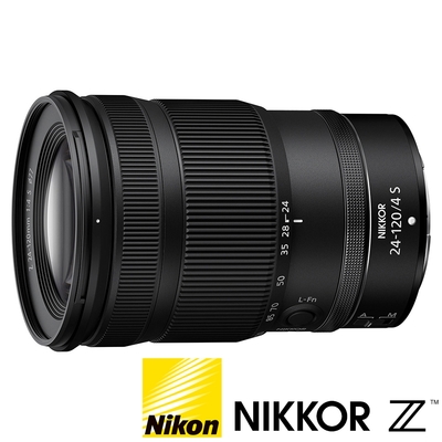 Nikon 尼康 NIKON NIKKOR Z 24-120mm F4 S (公司貨) 變焦旅遊鏡 Z 系列微單眼鏡頭