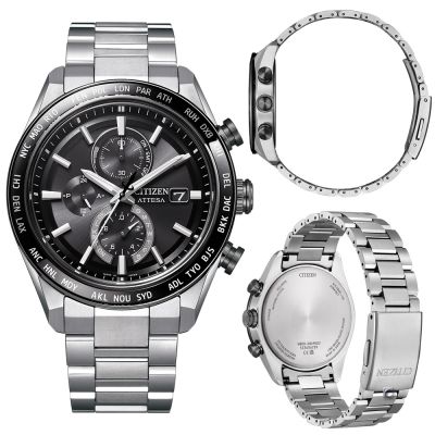 CITIZEN 星辰 ATTESA 鈦金屬全球電波光動能腕錶-42mm AT8295-56E