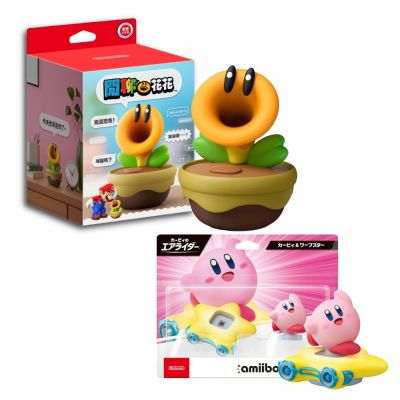 【任天堂 Nintendo】超級瑪利歐兄弟 驚奇 閒聊花花 + Amiibo 自選款 台灣公司貨
