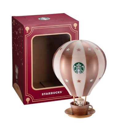 星巴克 星爍熱氣球造型餅乾禮盒(咖啡捲心酥162.5G)