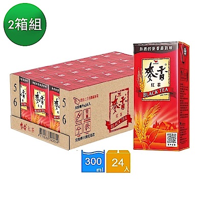 統一 麥香紅茶(300mlx24入/箱) 1+1組合(共2箱)