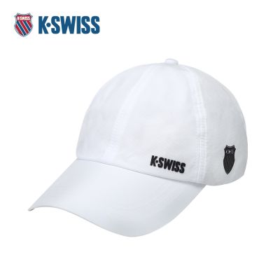 K-SWISS 吸排運動帽 24FW PERFORMANCE CP4 機能帽子 中性 白色 C3453-100
