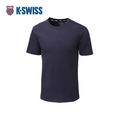 K-SWISS 短袖T恤 26SS TEE 3 M 短上衣 男短袖上衣 藍色 1013686-400