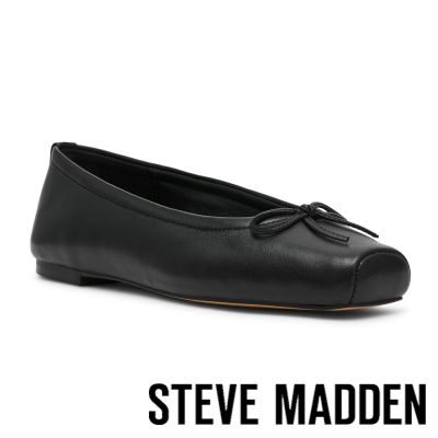 STEVE MADDEN-經典細繩蝴蝶結娃娃鞋ELEVE-黑色