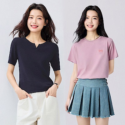 GIORDANO 網路獨家款 女裝純棉T【多款任選】