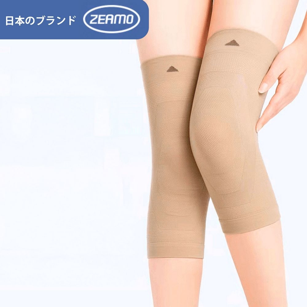 ZEAMO 日本防滑乳膠紗舒適透氣防滑護膝 一雙入 隱形護膝 護具 腿套 膝蓋防護