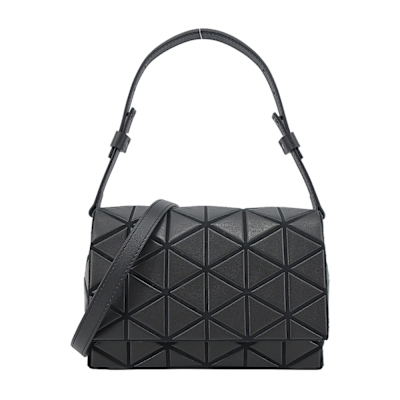 ISSEY MIYAKE 三宅一生 BAOABO FOSSETTE 霧面皮革兩用包-黑