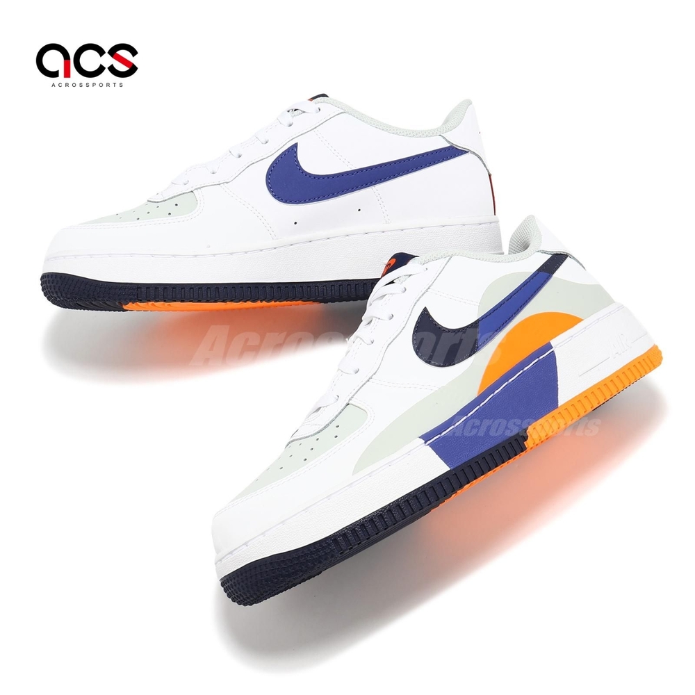 Nike 休閒鞋Air Force 1 LV8 2 GS 大童女鞋白藍AF1 FN4730-002 | 休閒