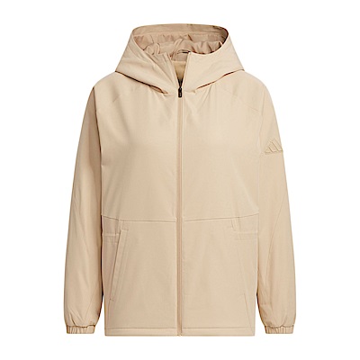 Adidas MT ALL DAY JKT JM8813 女 連帽外套 運動外套 寬鬆 休閒穿搭 奶茶