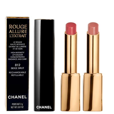 CHANEL香奈兒 CHANEL 香奈兒超炫耀精萃唇膏2g (國際航空版)多款任選1件-#812全裸粉色/#818玫瑰暖粉