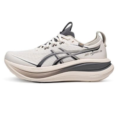 Asics 亞瑟士 GEL-Nimbus 28 Go [1012C032-100] 女 慢跑鞋 跑鞋 路跑 緩震 米 灰
