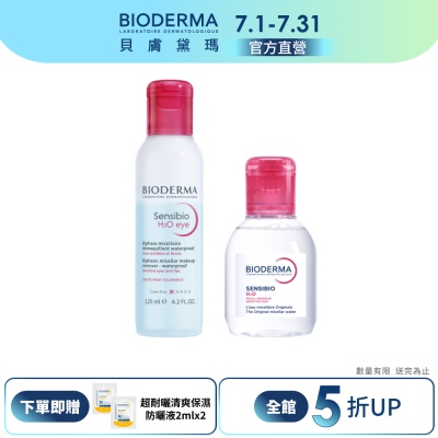 【BIODERMA 貝膚黛瑪官方直營】潔膚液 100ml (舒敏高效/保濕水潤/平衡控油)