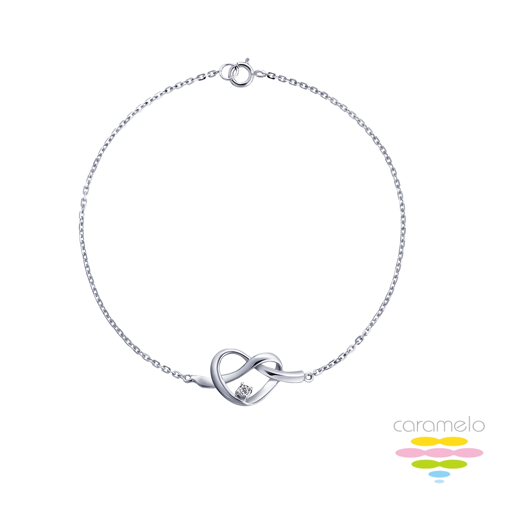 彩糖鑽工坊14K 愛心鑽石手鍊永結同心系列(天然鑽石) | 更多品牌| Yahoo購物中心