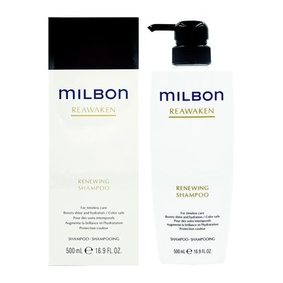 MILBON哥德式 公司貨 金澤洗髮精500ML 適乾燥/無光澤秀髮，修護滋養