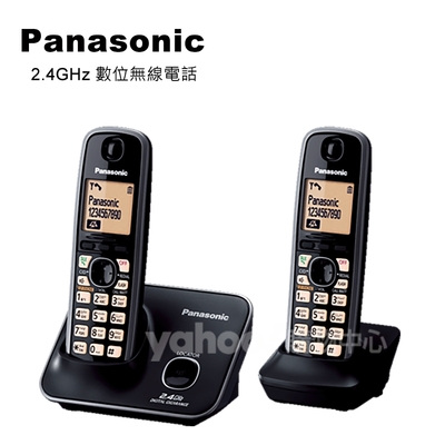 Panasonic國際牌 Panasonic 國際牌2.4GHz高頻數位大字體無線電話 KX-TG3712 (黑)
