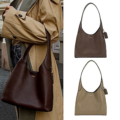 COACH BROOKLYN 28 粒紋牛皮手提 肩背包-多色可選