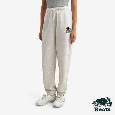 Roots女裝- ROOTS NOVA PARK 棉褲-燕麥色