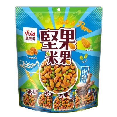 萬歲牌 堅果米果椒鹽風味 (12gx12包)