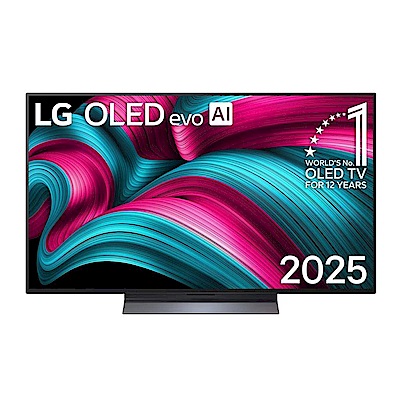 LG樂金 48型 極緻OLED evo 4K AI智慧聯網顯示器 OLED48C5PTA
