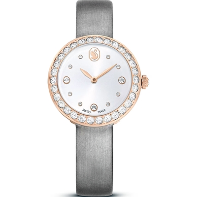 SWAROVSKI 施華洛世奇 Matrix Tennis 極簡愛戀手錶-30mm 5710105