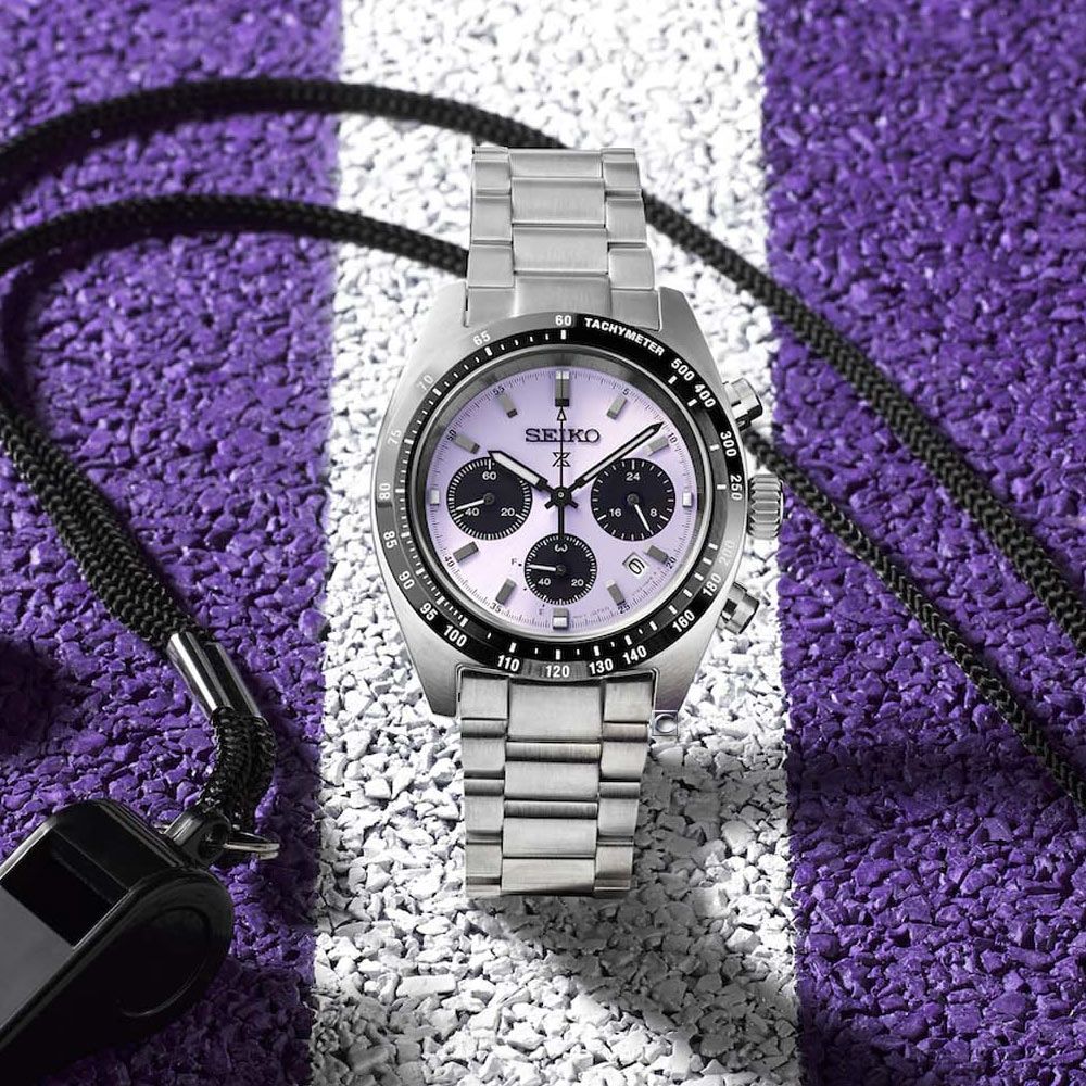 SEIKO 精工Prospex 2025 世界田徑錦標賽限量腕錶-39mm「江戶紫」V192