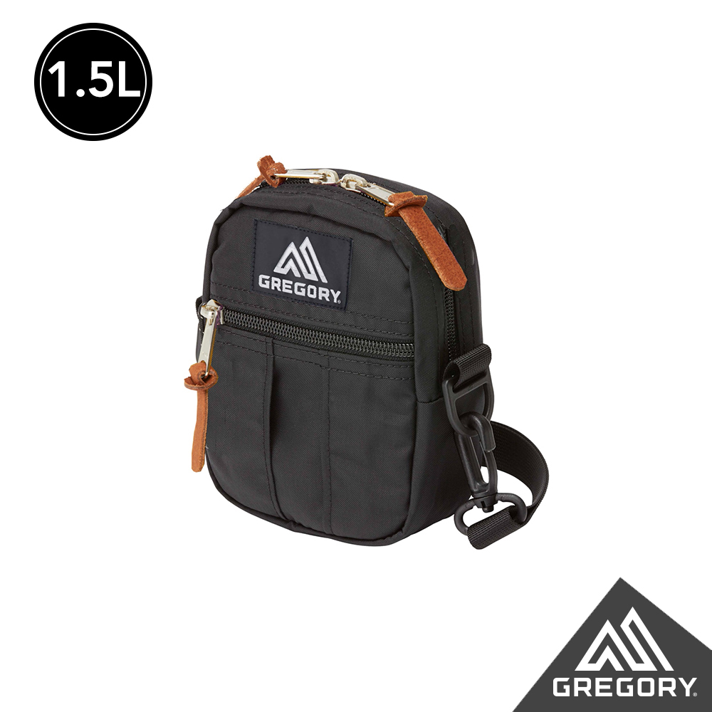 Gregory 官方旗艦 1.5L QUICK POCKET 斜背包 黑