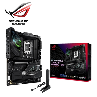 華碩 ROG STRIX Z890-F GAMING WIFI DDR5 主機板+Intel Core Ultra 7 265K 20核 20緒