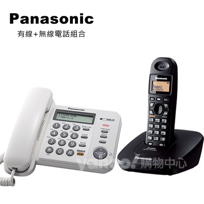 Panasonic國際牌 Panasonic 國際牌 有線+無線數位電話組合 KX-TS580+KX-TG3611