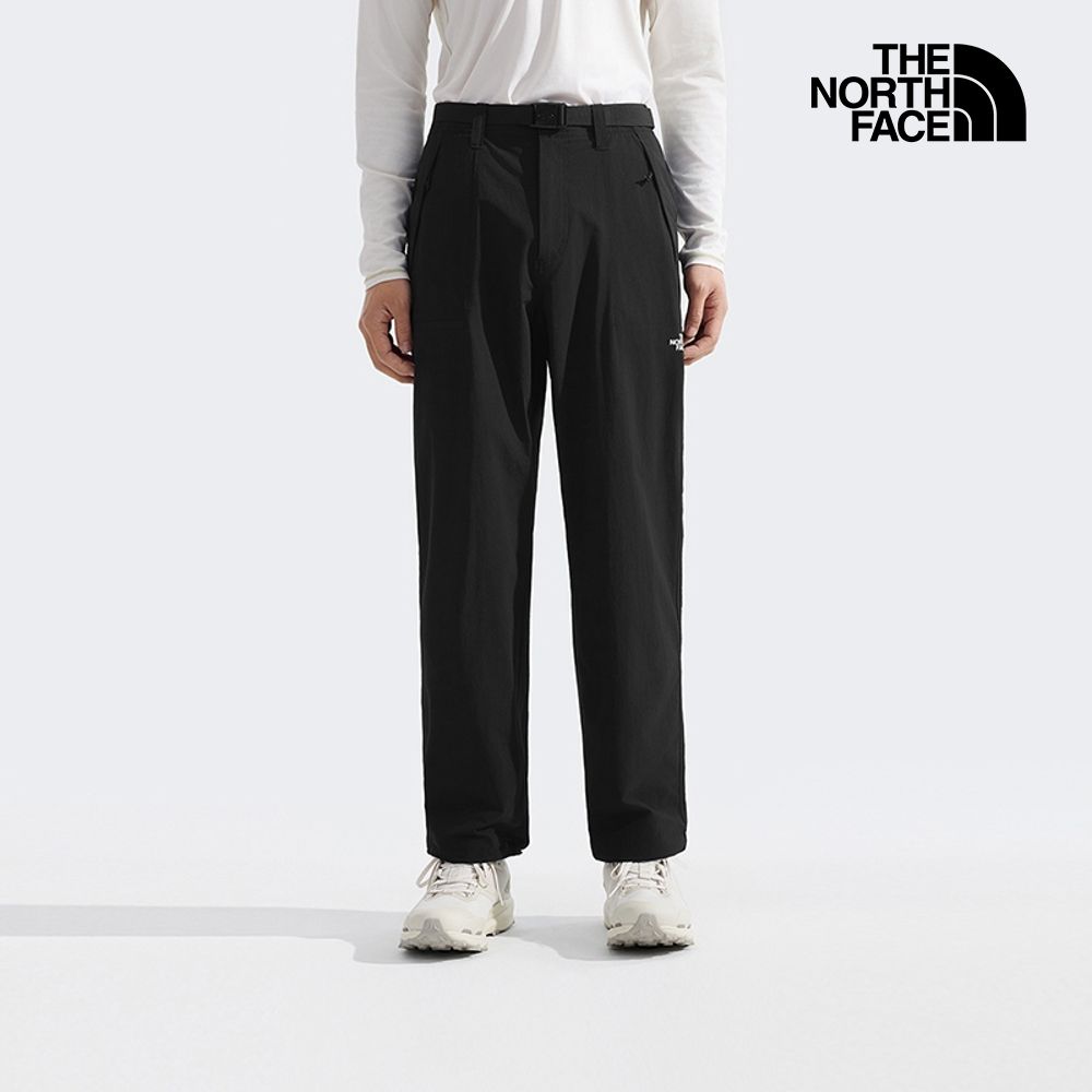 【The North Face 官方旗艦】 北面男款黑色吸濕排汗涼感縮口褲｜8CQMJK3