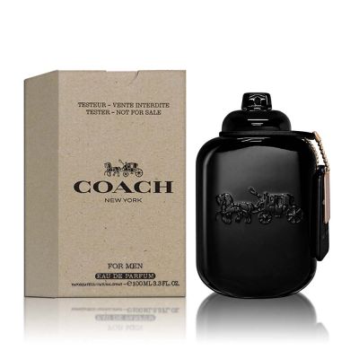 COACH 時尚曜黑男性淡香精 100ML TESTER 環保包裝