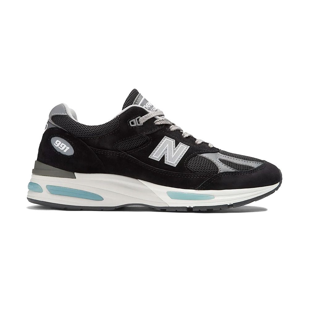 New Balance 991 v2 男鞋 女鞋 黑色 緩震 麂皮 復古 運動 休閒鞋 U991BK2