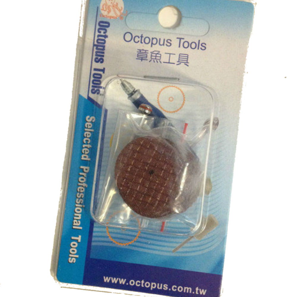 章魚牌 Octopus 955.264A 砂輪金屬切片 纖維切片 10片+軸柄