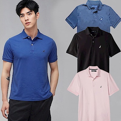NAUTICA 男款 帆船 胸前刺繡小LOGO POLO衫