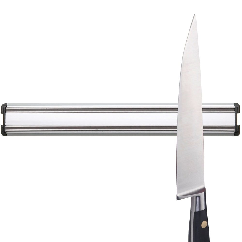 KitchenCraft》英國亮銀磁吸刀架-30cm-- 刀座刀具收納| 磨刀器/刀架