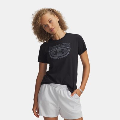 【UNDER ARMOUR】UA 女 VARSITY 短T-Shirt_6010592-001