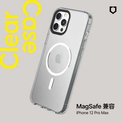 犀牛盾 iPhone 12 Pro Max(6.7吋) Clear (MagSafe相容)超強磁吸透明防摔手機殼