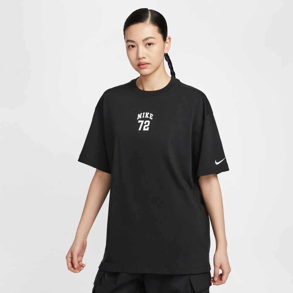 NIKE 短袖上衣女寬鬆版型AS W NSW SS TEE OS GCEL 黑IF0391-010 | NIKE